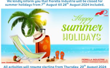 Fiorella Industrie – 😎 – Happy Summer – 🏝️ – Holiday Closure – 🏖️